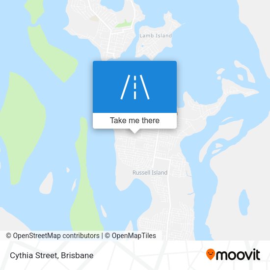 Cythia Street map
