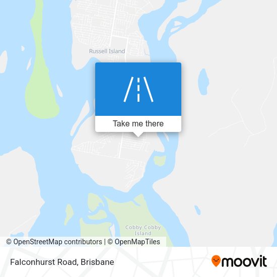 Falconhurst Road map