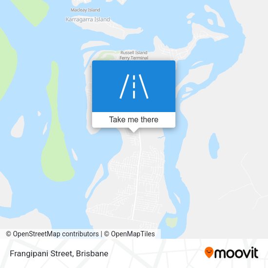 Frangipani Street map