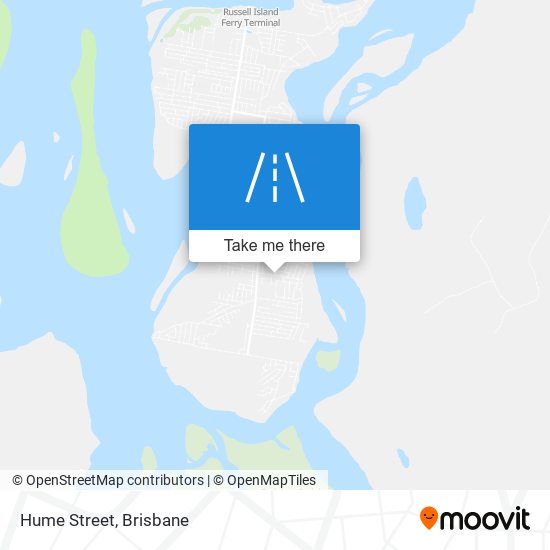 Hume Street map
