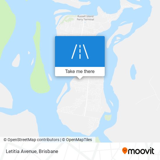 Letitia Avenue map
