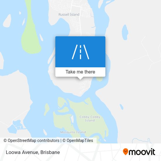 Loowa Avenue map