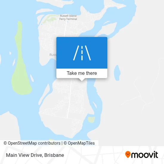 Mapa Main View Drive