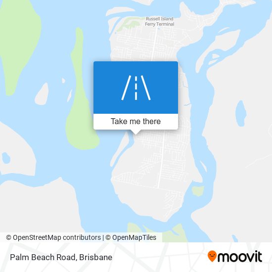 Palm Beach Road map