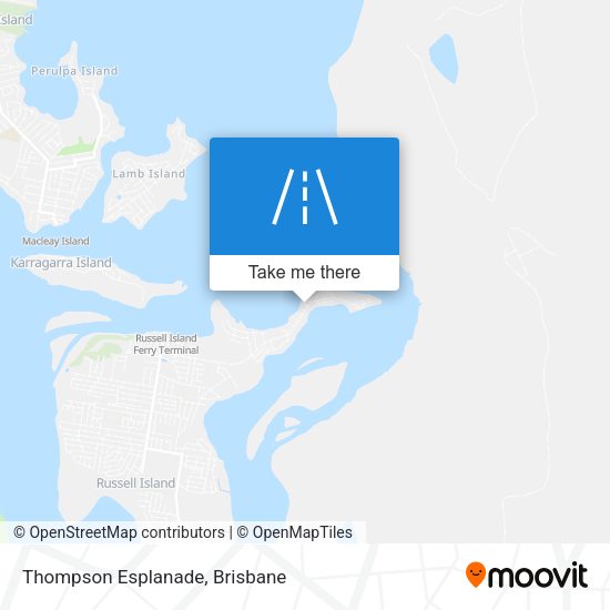 Thompson Esplanade map