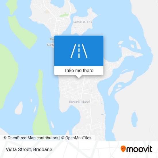 Vista Street map