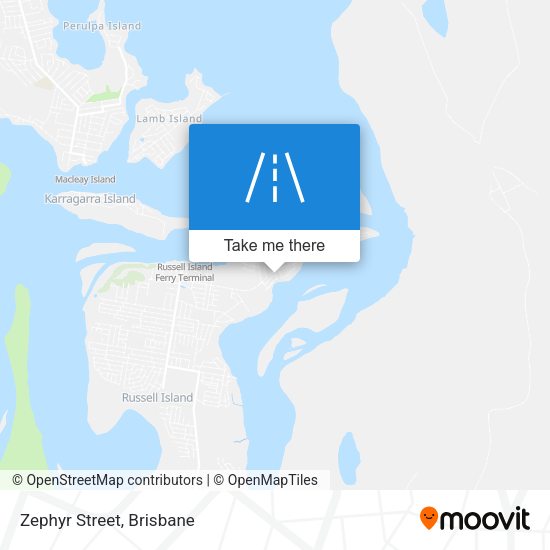 Zephyr Street map