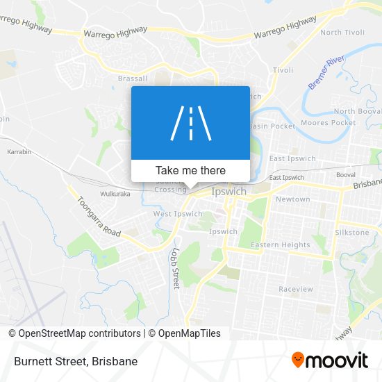 Burnett Street map