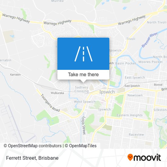 Ferrett Street map