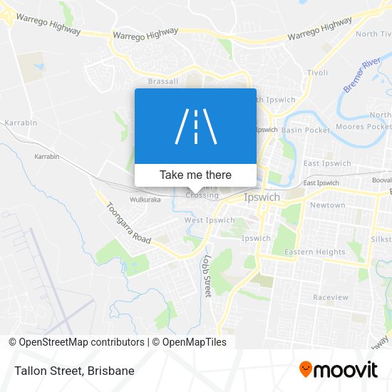 Tallon Street map
