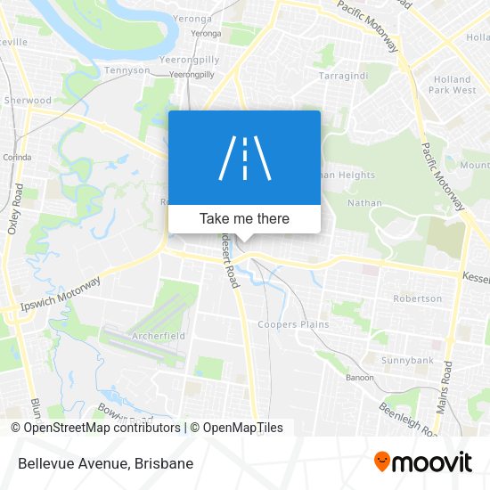 Bellevue Avenue map