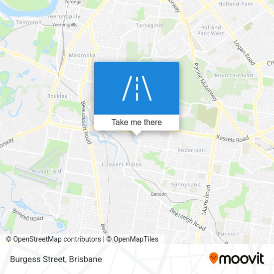 Burgess Street map