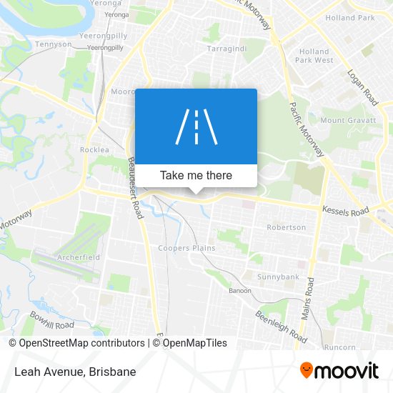 Leah Avenue map