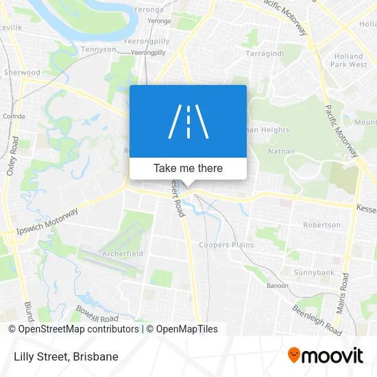 Mapa Lilly Street