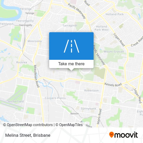 Melina Street map