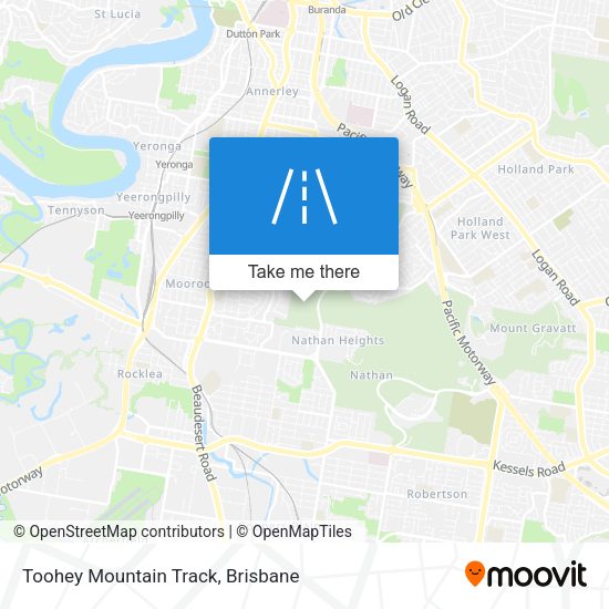 Toohey Mountain Track map