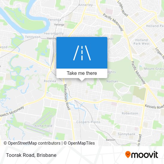 Toorak Road map