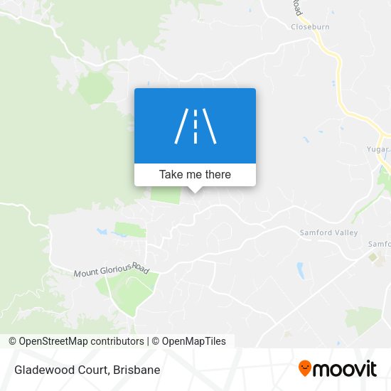 Gladewood Court map