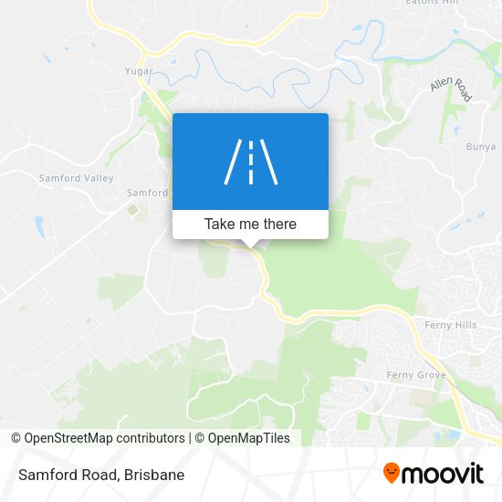 Samford Road map