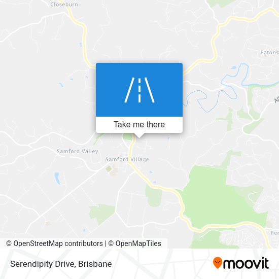 Serendipity Drive map