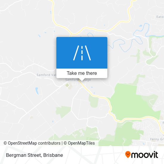 Bergman Street map