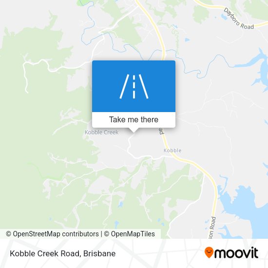 Kobble Creek Road map