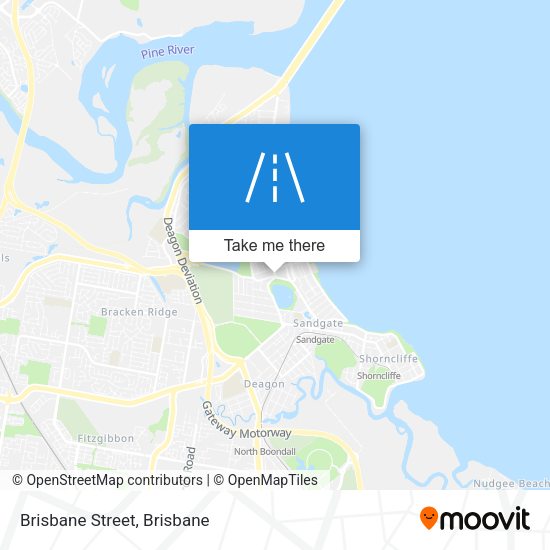 Brisbane Street map