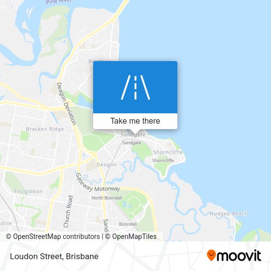 Loudon Street map