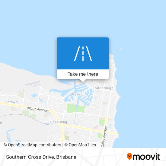 Southern Cross Drive map