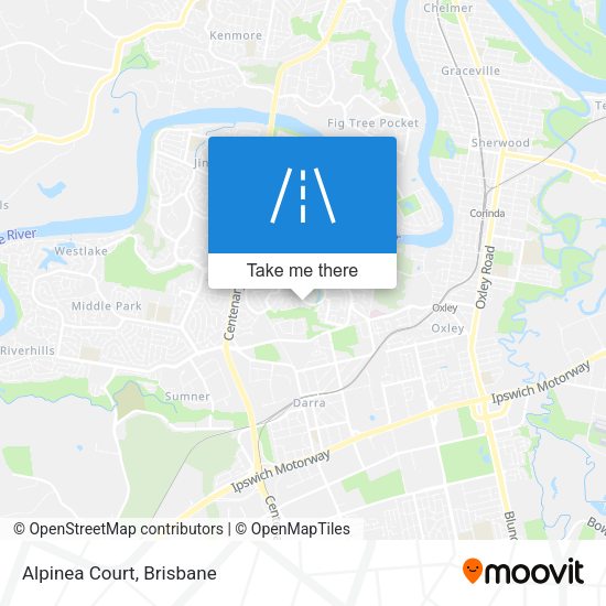 Alpinea Court map