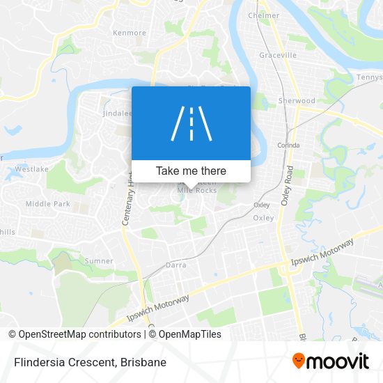 Flindersia Crescent map