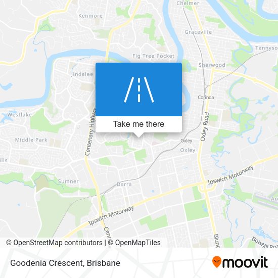 Goodenia Crescent map