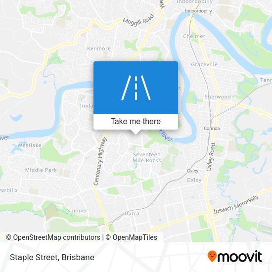 Staple Street map