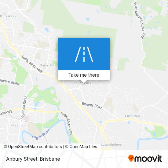 Anbury Street map