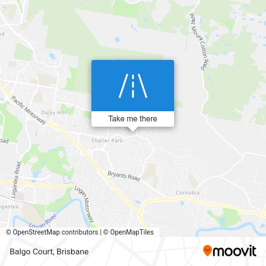 Balgo Court map