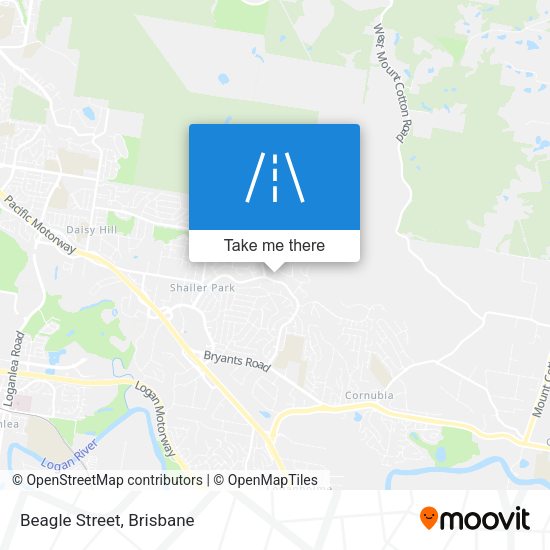 Beagle Street map