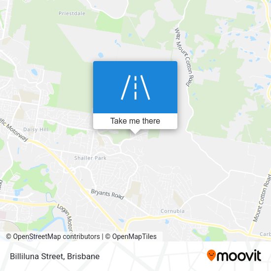 Billiluna Street map