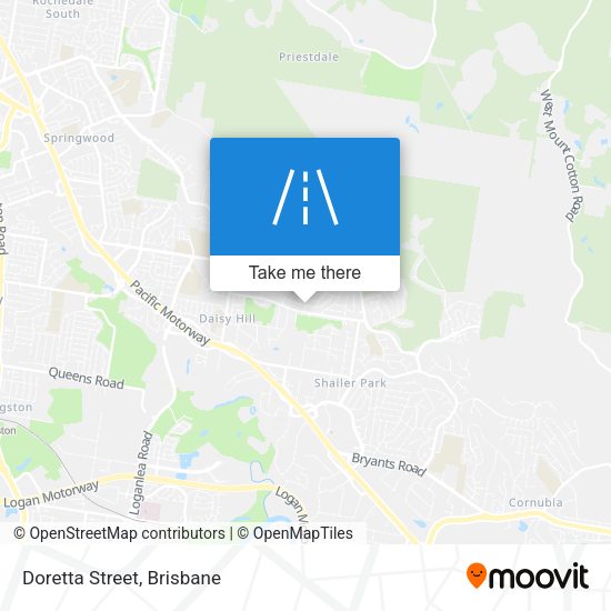 Doretta Street map