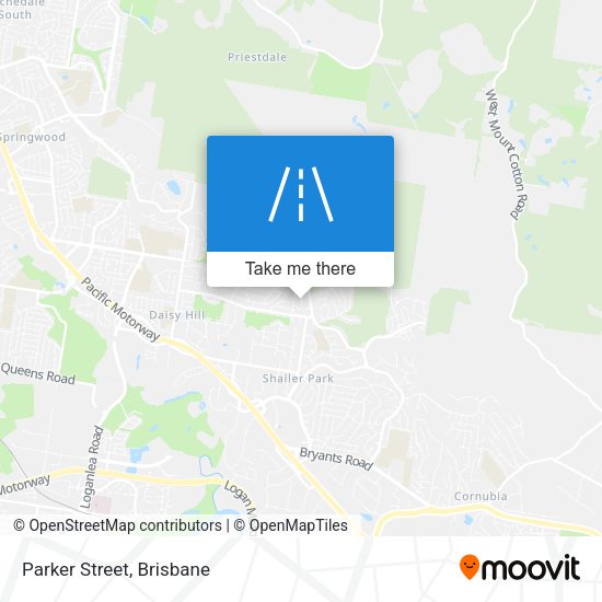 Parker Street map