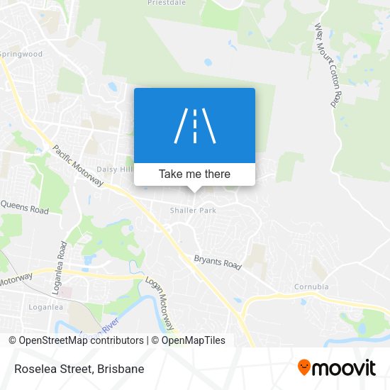 Roselea Street map