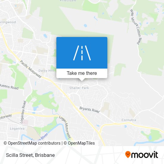 Scilla Street map