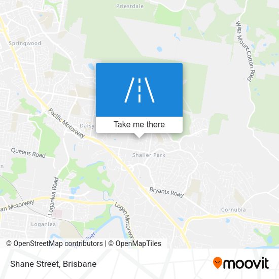 Shane Street map
