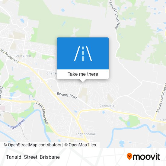 Tanaldi Street map
