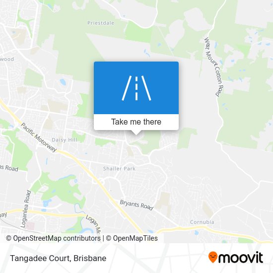 Tangadee Court map