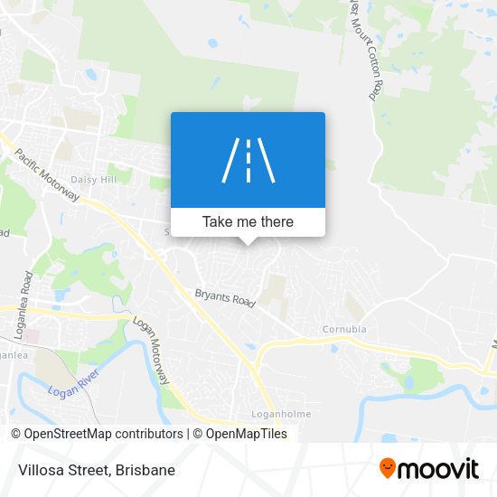 Villosa Street map