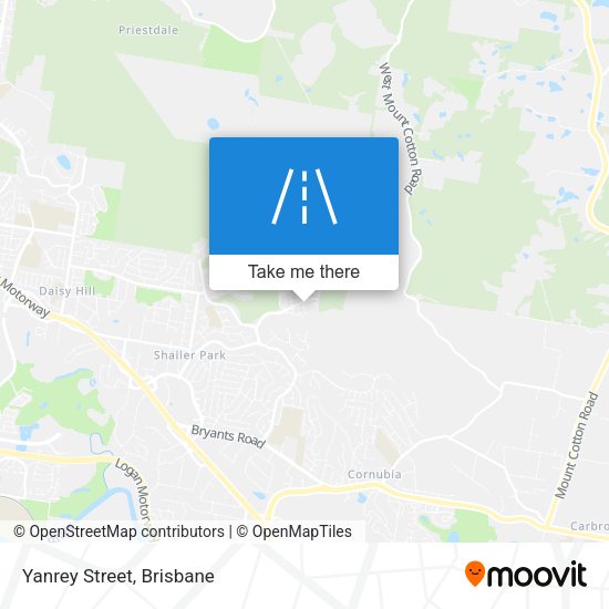 Yanrey Street map