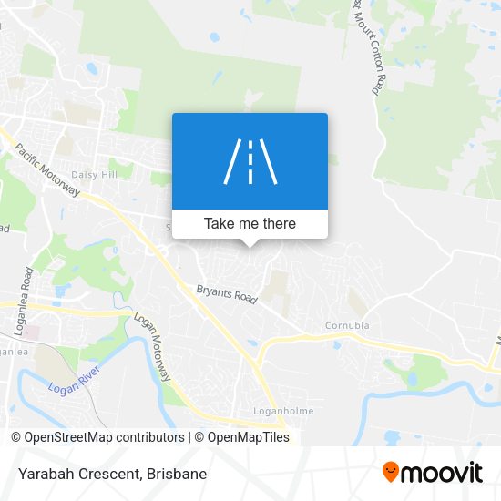 Yarabah Crescent map