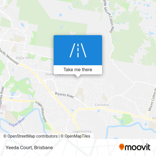 Yeeda Court map