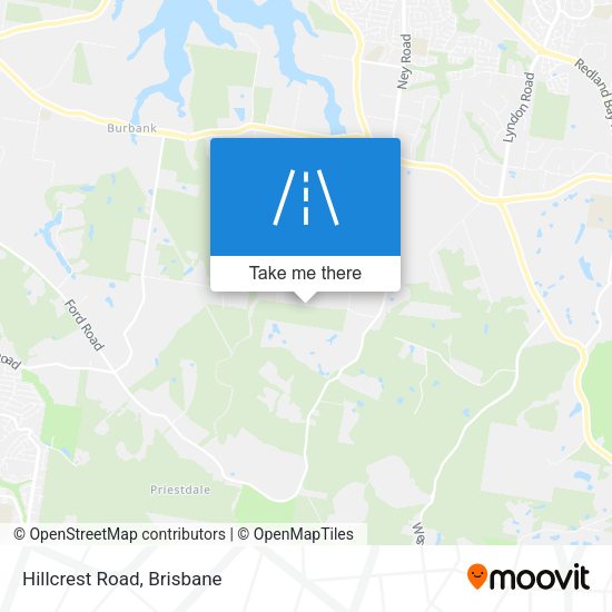 Hillcrest Road map