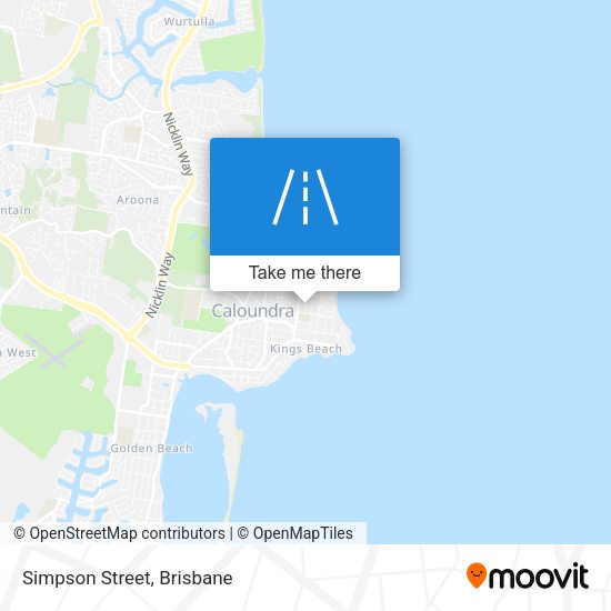 Simpson Street map